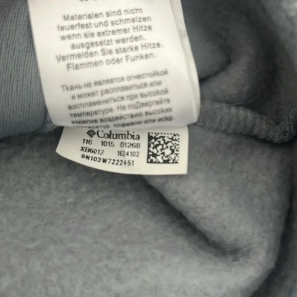 Columbia Jacket  blue Fleece Full Zip Outdoors Comfort Youth - Picture 7 of 10